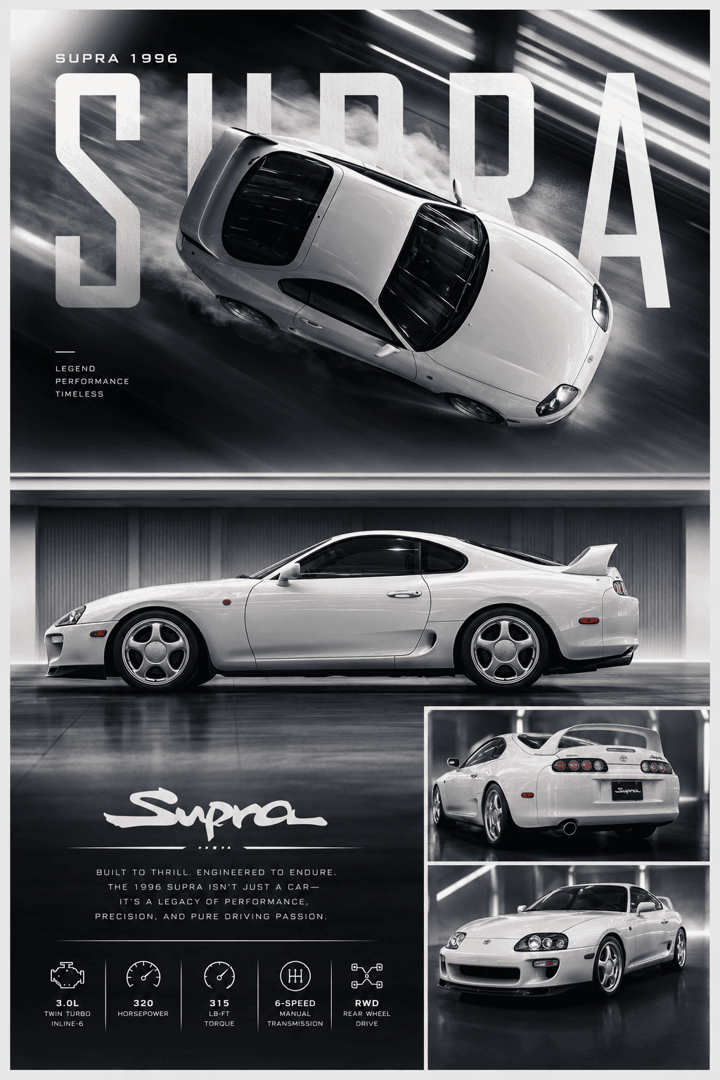Ultra-Premium Car Editorial Poster Generator | Luxury Car Advertisement Template
